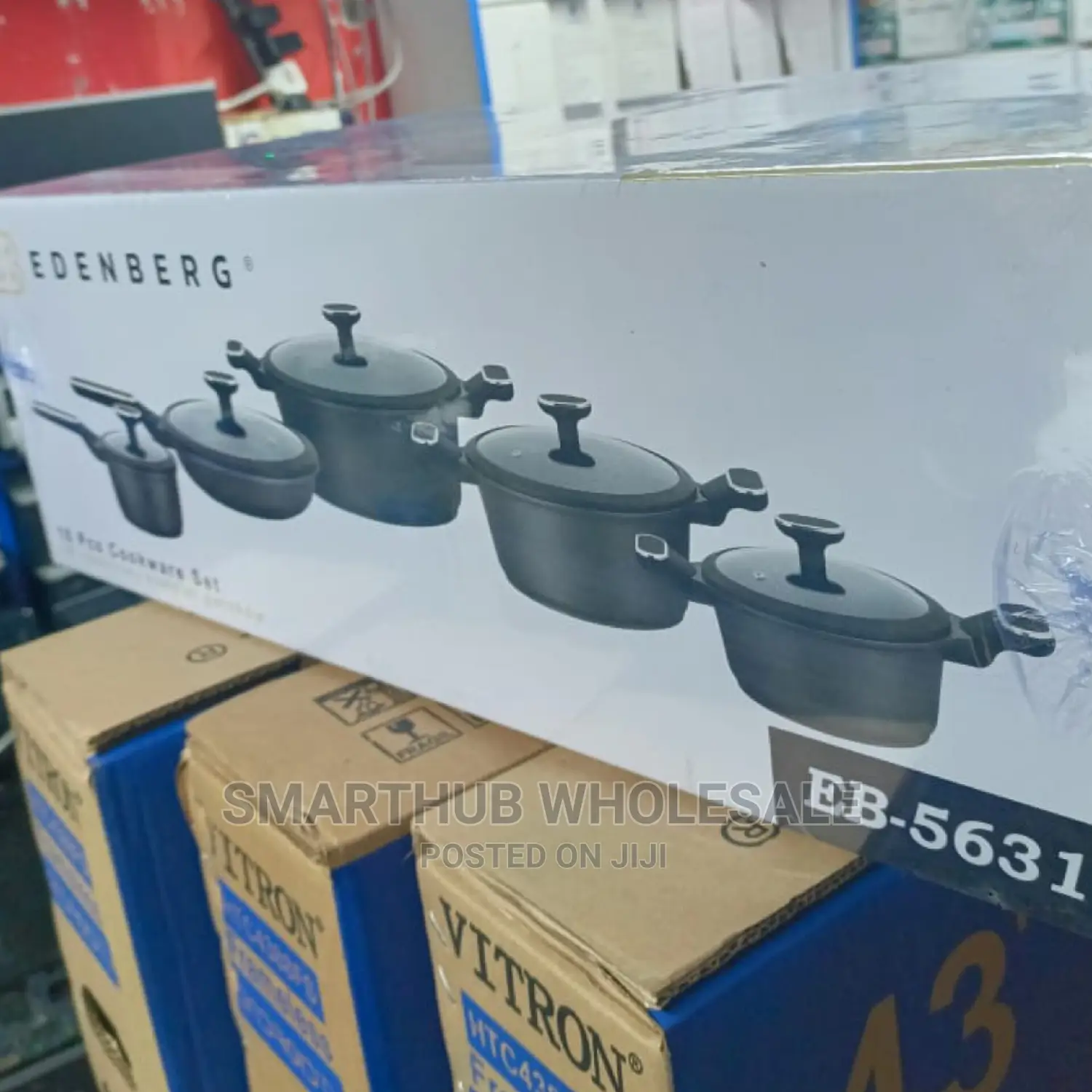 10 Pieces Set Edenberg EB-5631 Cookware