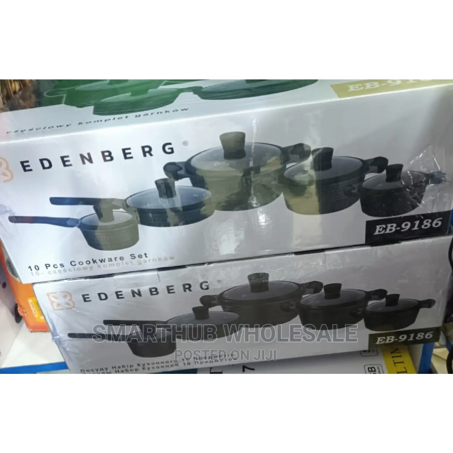 10 Pieces Set Edenberg EB-9186 Cookpots