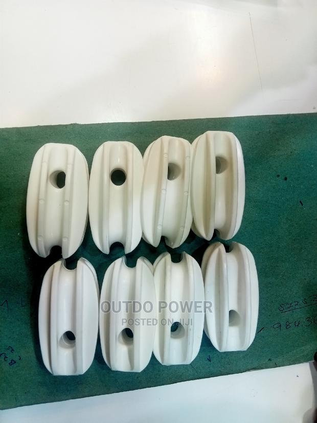 End Strain Insulators Heavy Duty - White - thumbnail 3