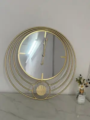 Decorative Tree Circular Mirror Wall Clock