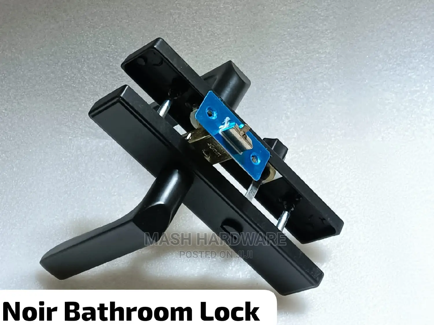 Matt Black Noir Bathroom Lock