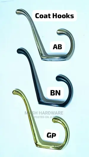Smart Design Black,Gold and Silver Coat Hooks