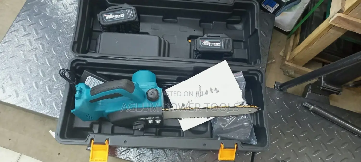 Cordless Powersaw /Chainsaw. With Two Batteries 198V