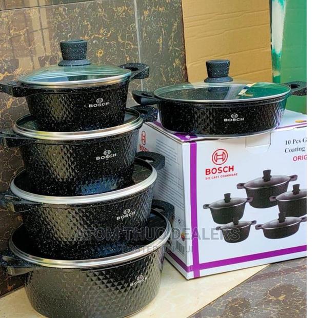 New Botch Granite 10 Pieces Cookware Set - main view