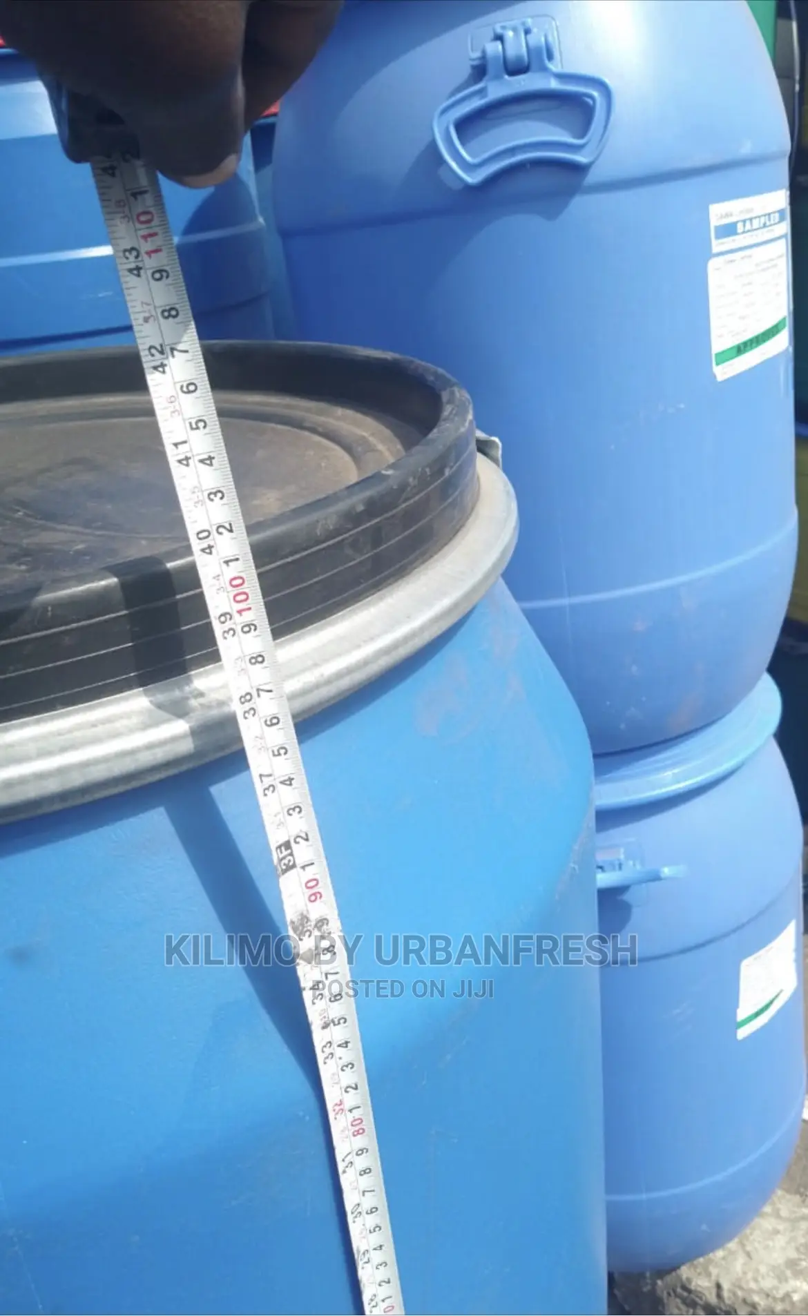 250kg Silage / Cereal Storage Drum With Airtight Lid.