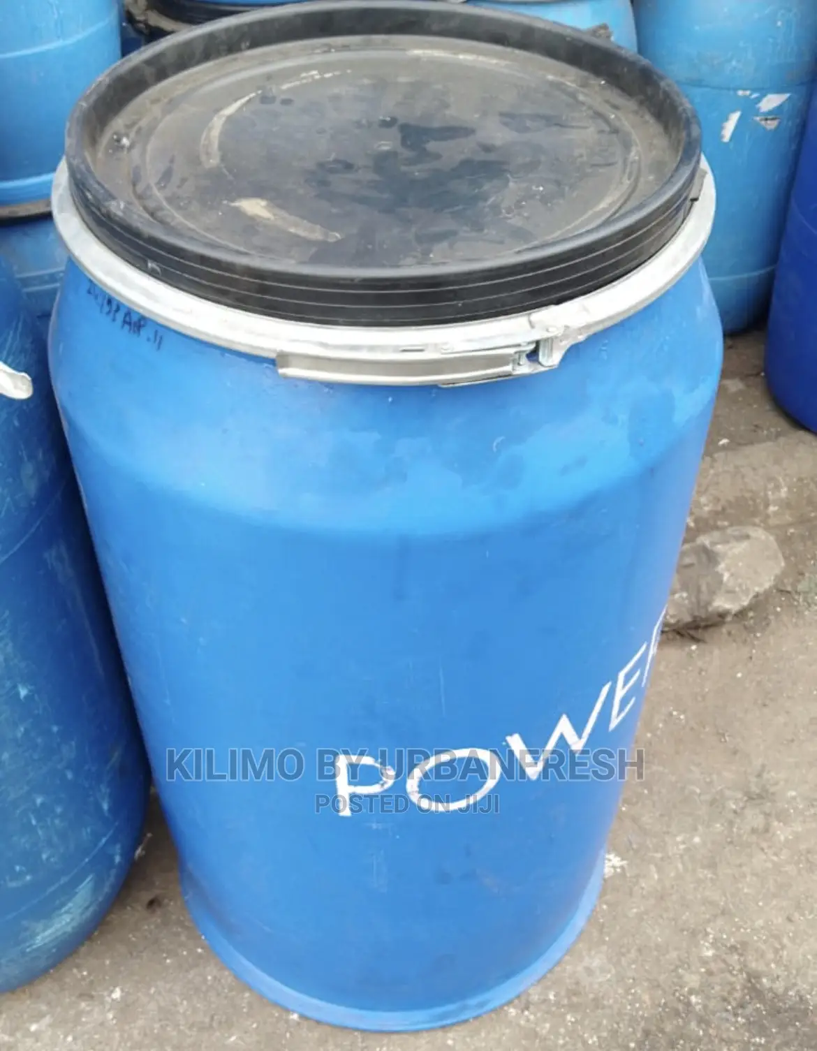 250kg Silage / Cereal Storage Drum With Airtight Lid.