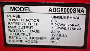 ADG8000SNA Aico Japan 8.75kva Diesel Generator WITH ATS