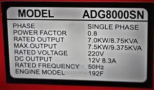 Aico 8.75kva Diesel Generator WITHOUT ATS SINGLEPHASE
