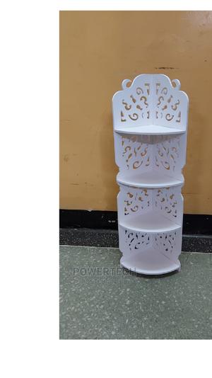 Triangular Corner Shelf Bathroom Toilet Corner Rack - thumbnail 2