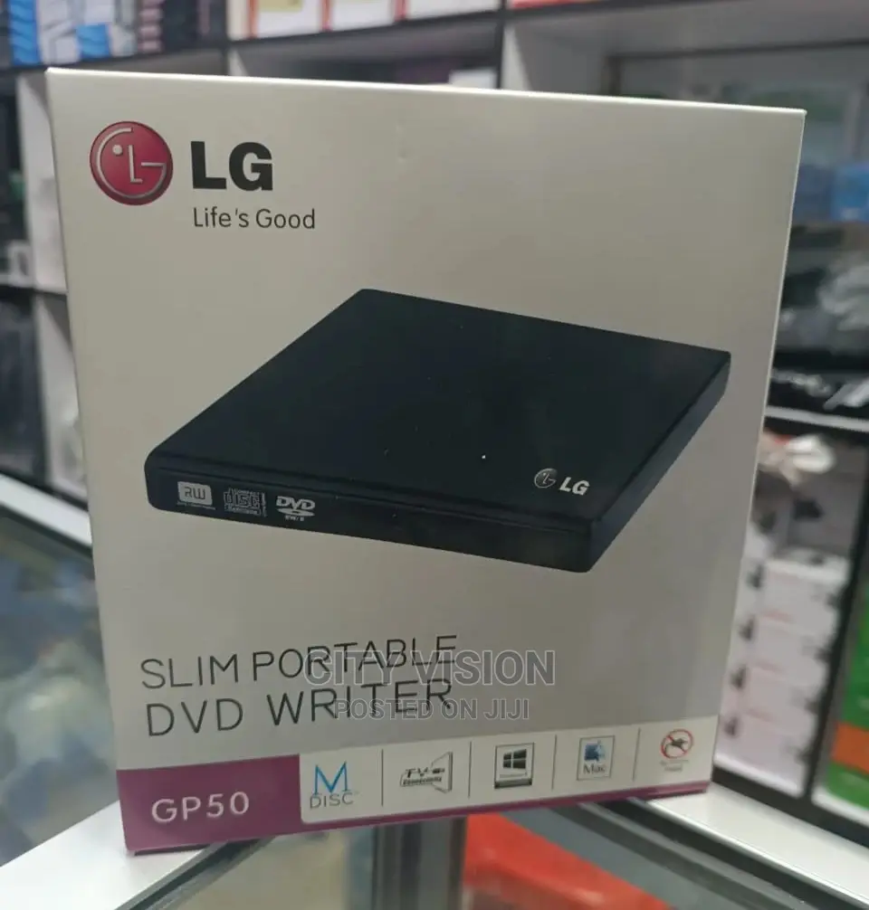 External DVD Writer LG Slim Portable DVD Writer GP50