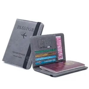 RFID Passport Bag Multi-Function Document Package Portable