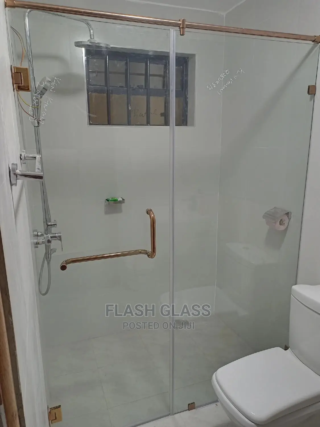Inline Frameless Shower Cubicles