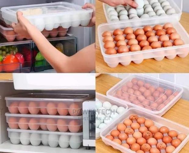 34pcs Egg Storage Box With Top Cover - main view