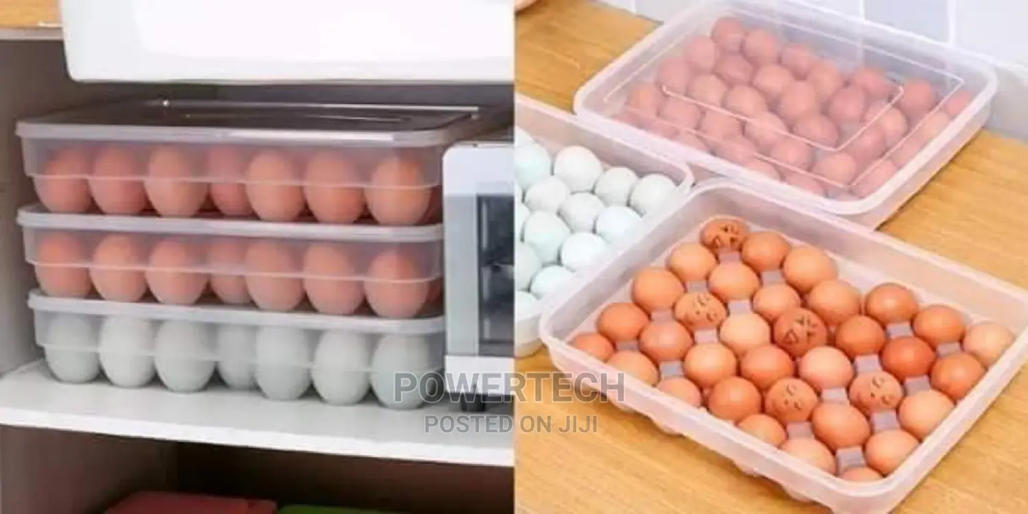 34pcs Egg Storage Box With Top Cover.