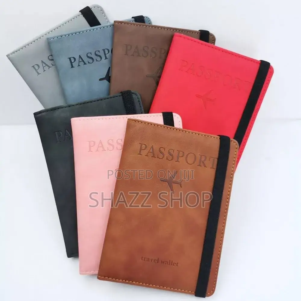 RFID Passport Bag Multi-Function Document Package Portable