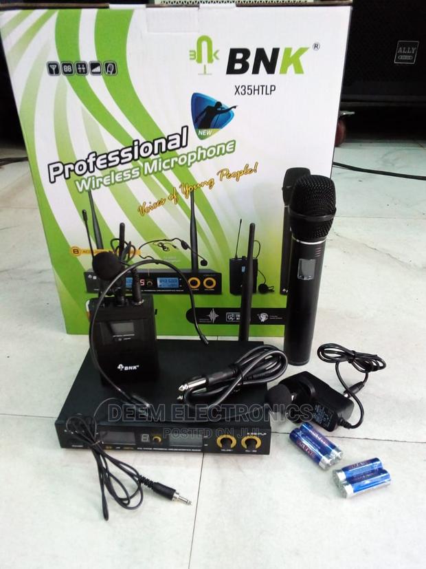 Professional Wireless Microphone Bnk35htlp, 3 Mics