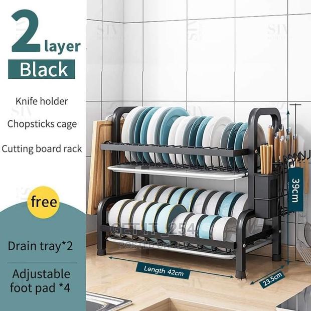2layer Black Dishrack