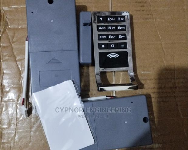 Passcode and Card Drawer Lock - main view