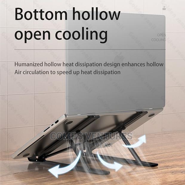 ABS Foldable Laptop Stand Adjustable Notebook - thumbnail 4