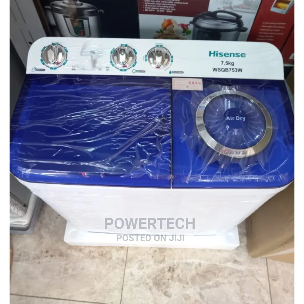 Hisense 7.5kg Washing Machine Twin Tub Semi Automatic