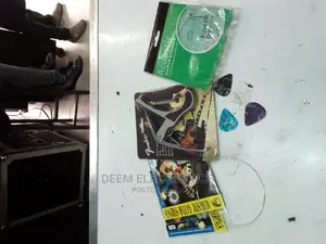 Guitar Capo, Guitar Strings No.1 and 2 and Guitar Picks