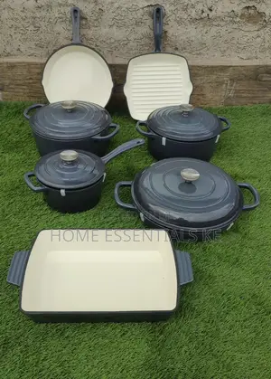 Enamel Cast Iron Cookware Set