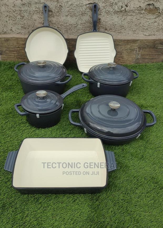 Enamel Cast Iron Cookware Set - main view