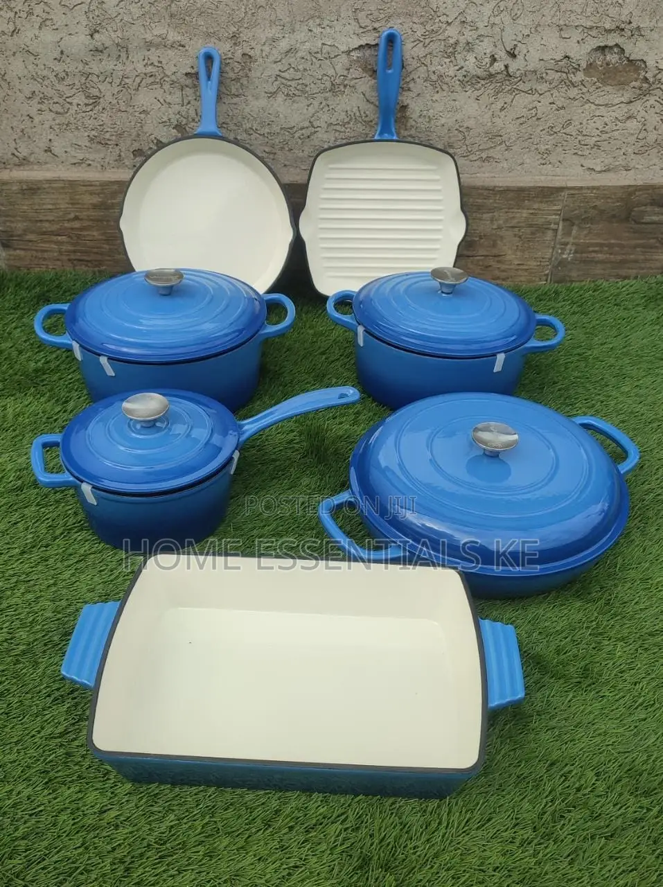 Enamel Cast Iron Cookware Set