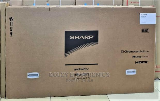 Sharp 65 Inch UHD Smart Android TV - main view
