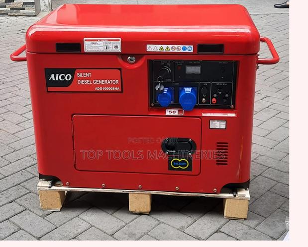 Aico Japan Diesel Silent Generator Closed 10kva WITH ATS SI