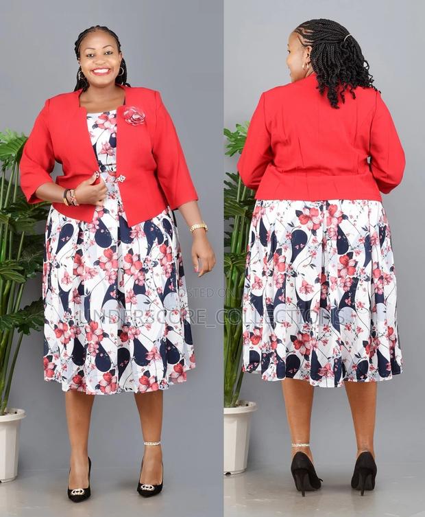 Classy Woman Plus Size Fitting Plitted Dresses - thumbnail 6