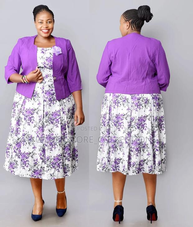 Classy Woman Plus Size Fitting Plitted Dresses - thumbnail 7