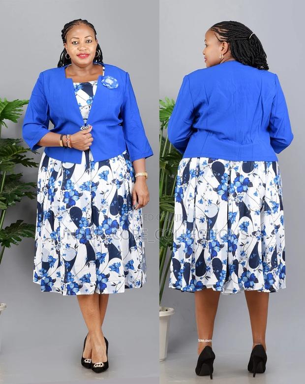 Classy Woman Plus Size Fitting Plitted Dresses - thumbnail 2