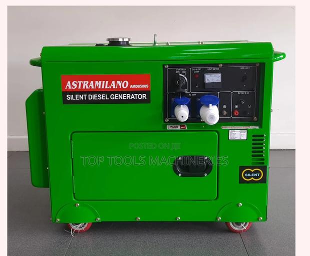 AMD8500S Astramilano Closed Silent Diesel Generator - main view