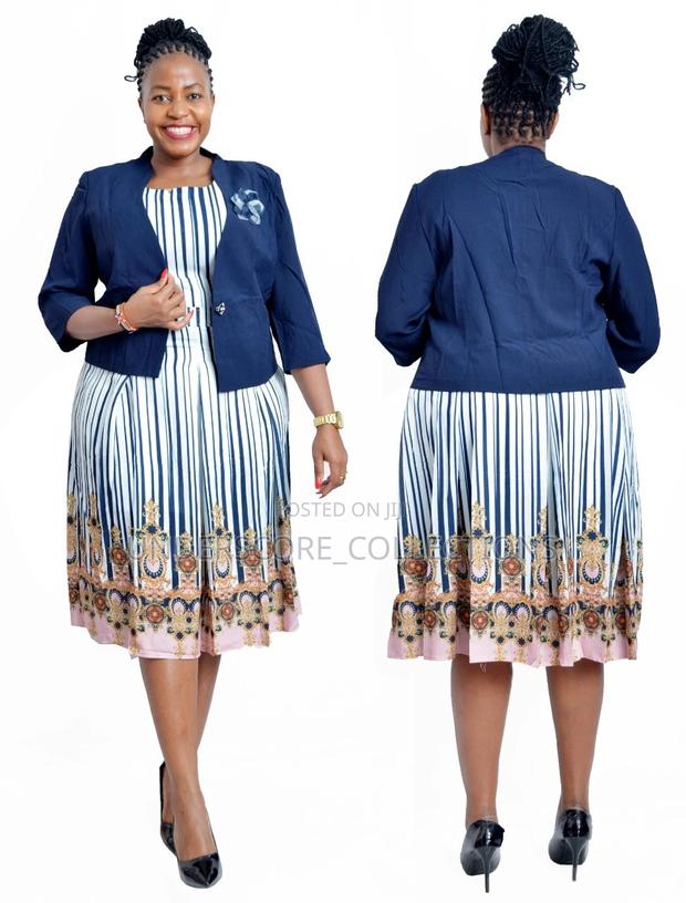 Multi-Coloured Plus Size Sheath Dresses - thumbnail 4