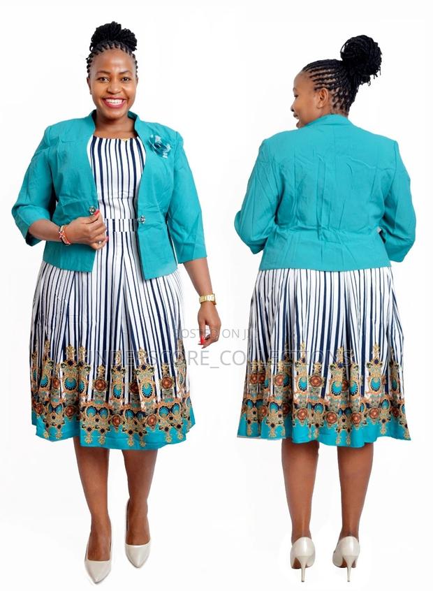 Multi-Coloured Plus Size Sheath Dresses - thumbnail 5