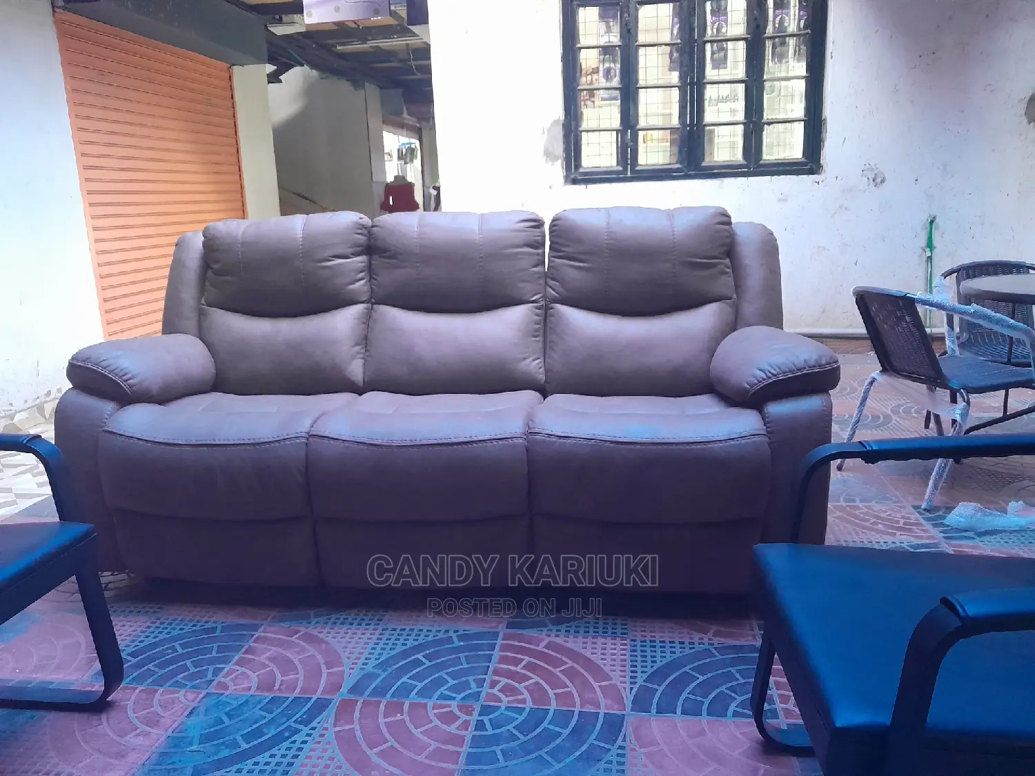 Elegant 3 Seater Recliner Sofa Set