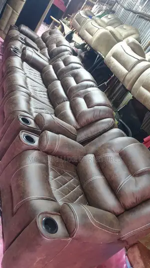 6 Seater Sub-Recliner Sofa