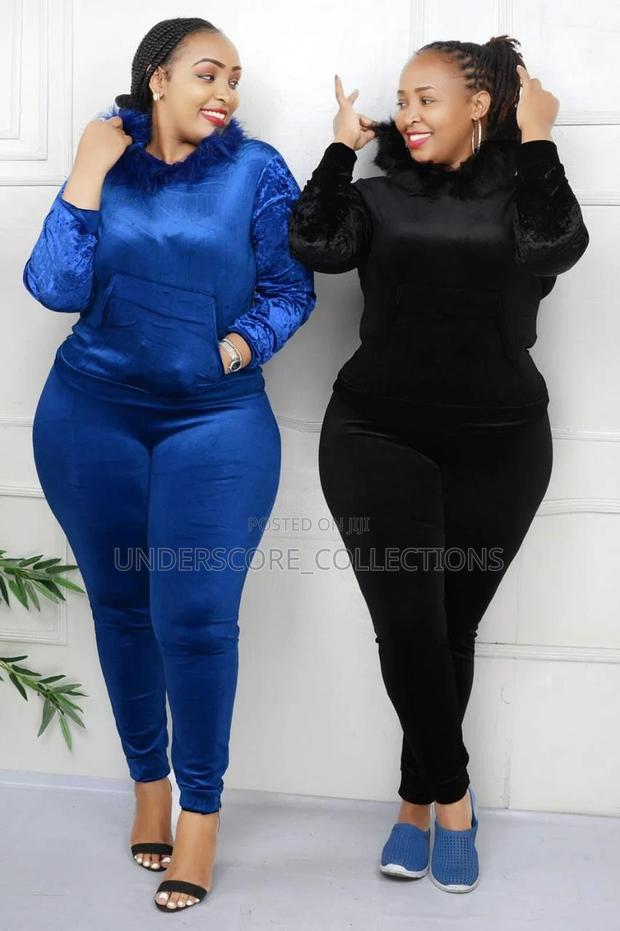 Ladies Quality Velvet Tracksuits - main view