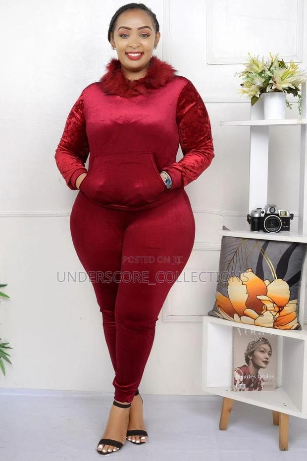 Ladies Quality Velvet Tracksuits - thumbnail 5