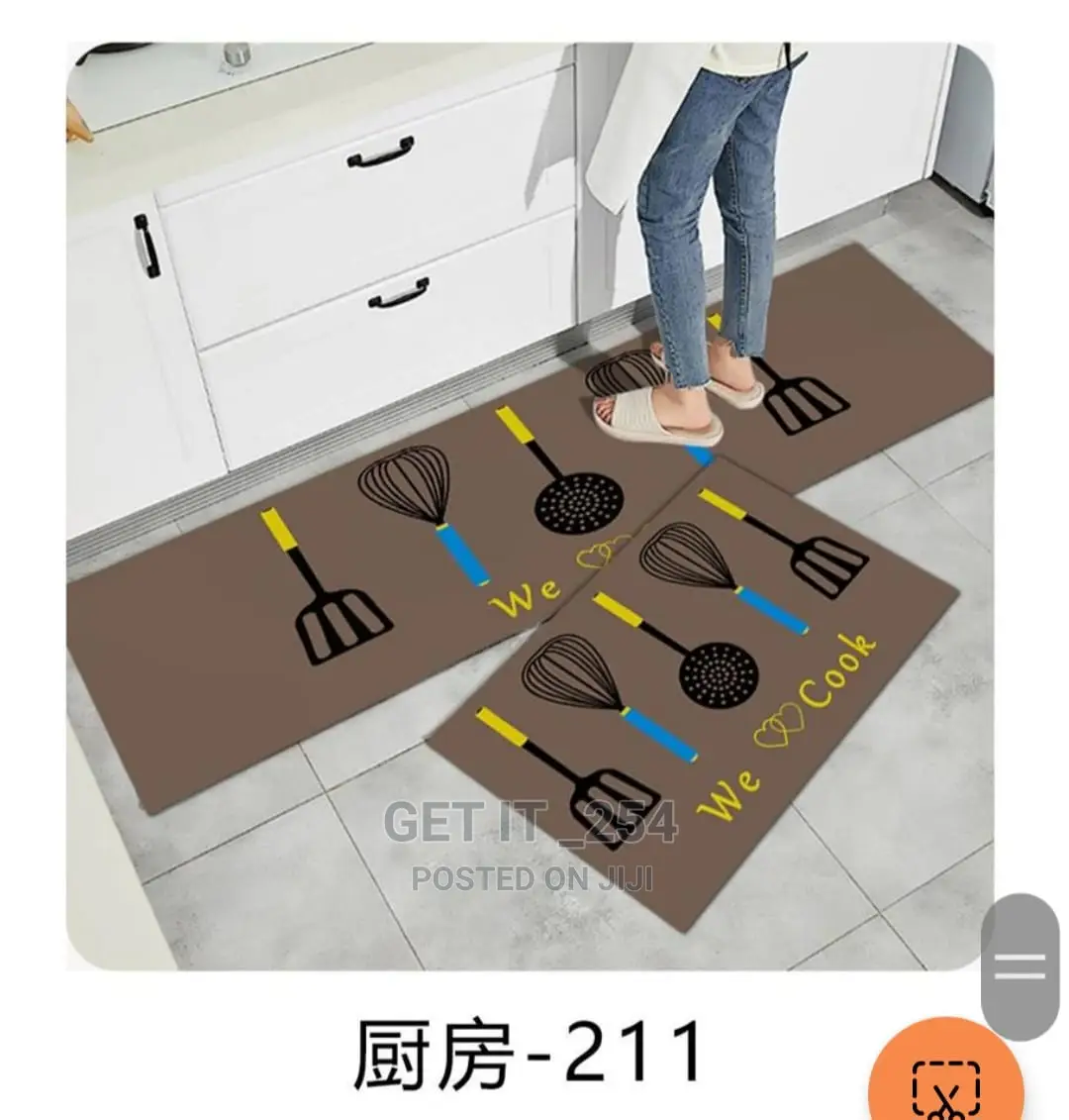 2pc Rubber Kitchen Mats