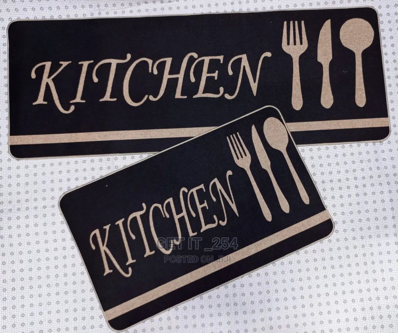 2pc Rubber Kitchen Mats