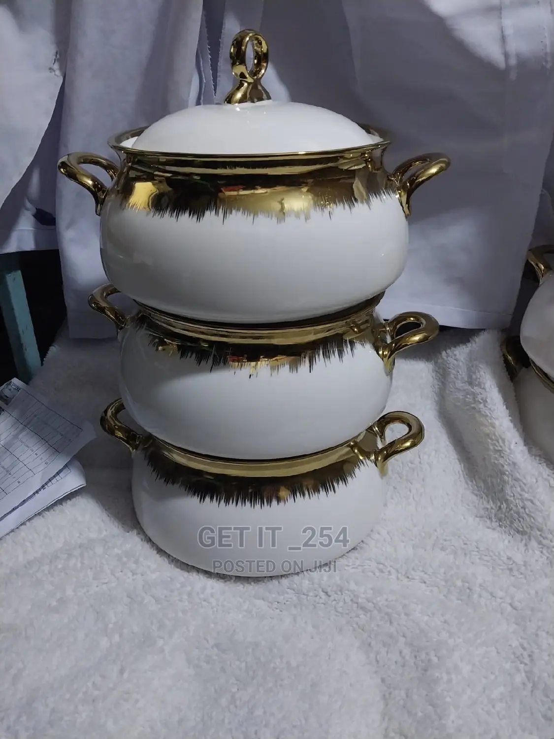 3pcs Ceramic Serving Bowls Set