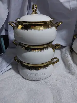3pcs Ceramic Serving Bowls Set