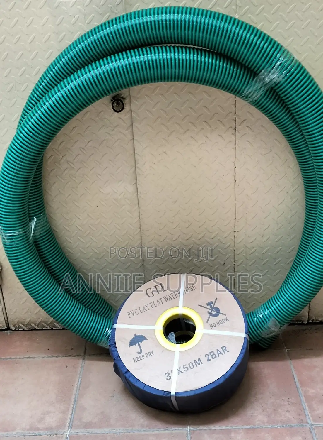 Heavy Gauge 5M Suction Pipe 3'' + 30M PVC Delivery Pipe