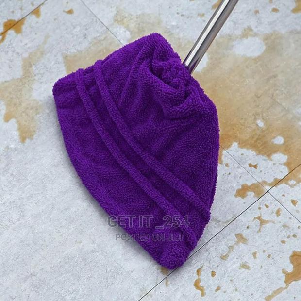 Highly Absorbent Remove Dust Floor Mop Cover Coral Fleec - thumbnail 2