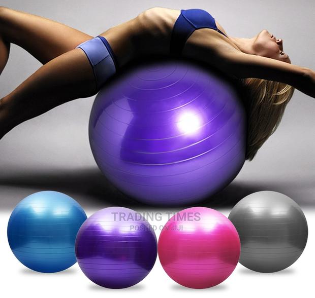 Exercise Ball for Therapy With Pump - main view