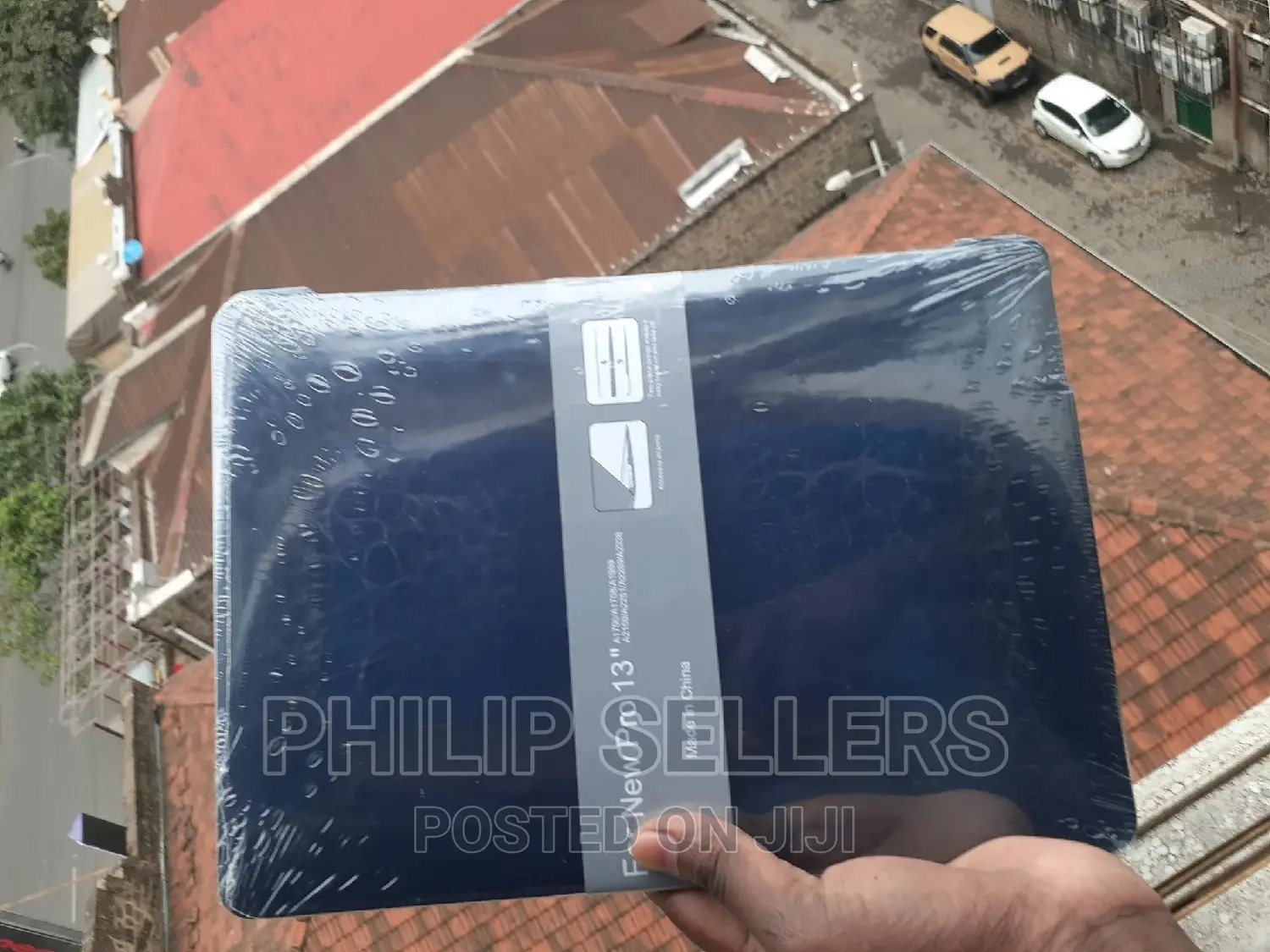 Night Blue Cream Hard Plastic Case Shell
