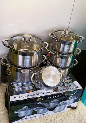 Edenberg Stainless Sufurias 12 PCS