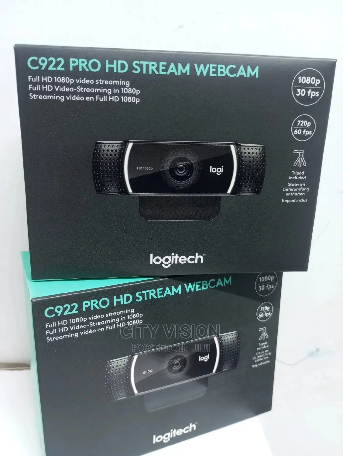 C922 Pro HD Stream WEBCAM 1080p